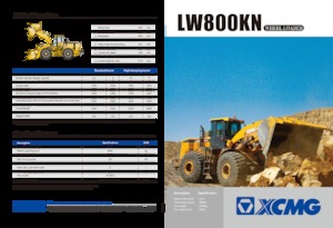 Kolové nakladače XCMG LW800KN
