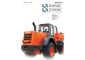 Kolové nakladače Hitachi LX 145 E