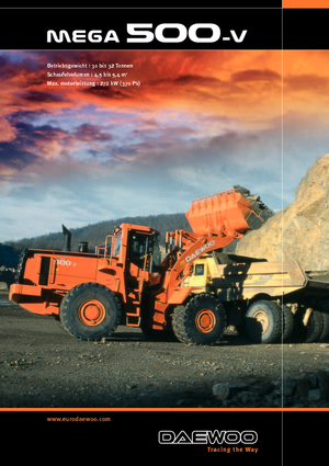 Kolové nakladače Doosan Mega 500 V