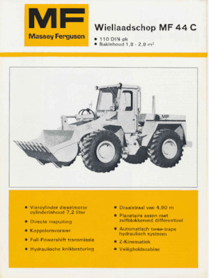 Kolové nakladače Massey Ferguson MF 44C