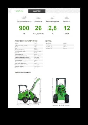 Kolové nakladače Avant Tecno R 28