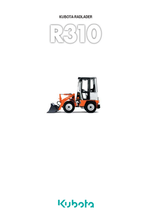 Kolové nakladače Kubota R310