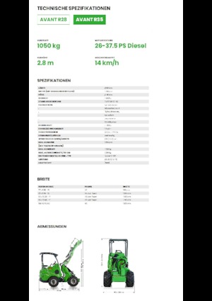 Kolové nakladače Avant Tecno R 35