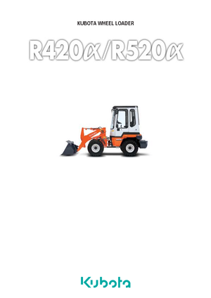 Kolové nakladače Kubota R520α