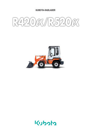 Kolové nakladače Kubota R520α