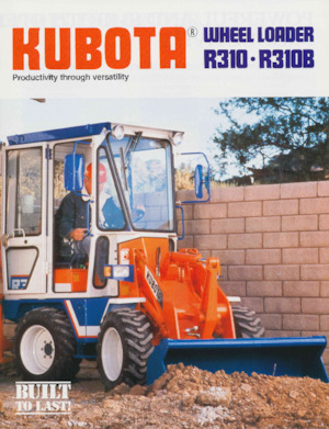 Kolové nakladače Kubota R310B