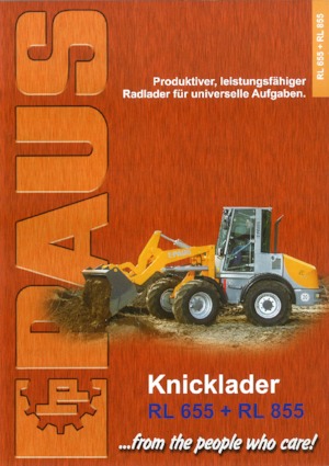 Kolové nakladače Paus RL 855