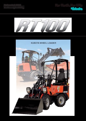 Kolové nakladače Kubota RT100