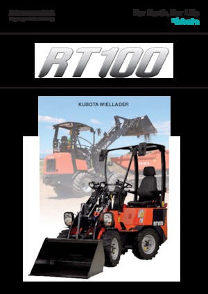 Kolové nakladače Kubota RT100