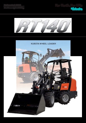 Kolové nakladače Kubota RT140