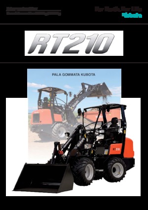 Kolové nakladače Kubota RT210