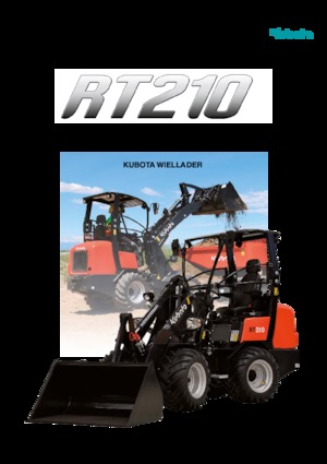Kolové nakladače Kubota RT210