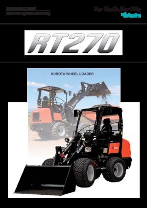 Kolové nakladače Kubota RT270