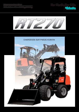 Kolové nakladače Kubota RT270