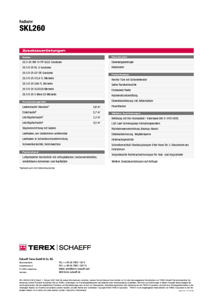 Kolové nakladače Terex-Schaeff SKL 260