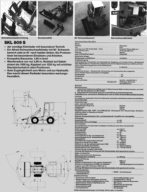 Kolové nakladače Terex-Schaeff SKL 809 S
