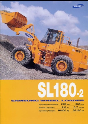 Kolové nakladače Samsung SL 180-2