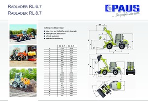 Kolové nakladače Paus SL 7.7