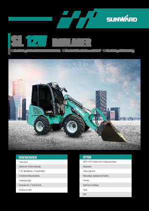 Kolové nakladače Sunward SL12W