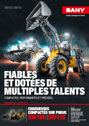 Kolové nakladače Sany SW115