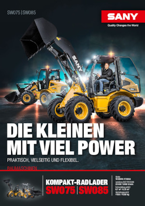 Kolové nakladače Sany SW085