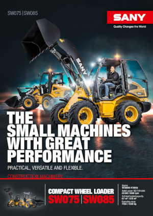 Kolové nakladače Sany SW085