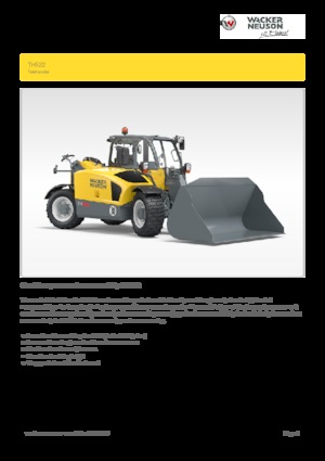 Teleskopické manipulátory Wacker Neuson TH522