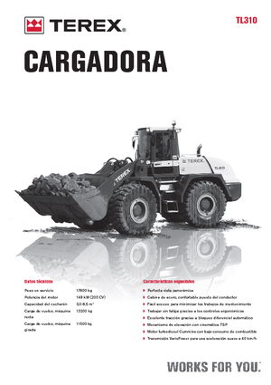 Kolové nakladače Terex TL 310