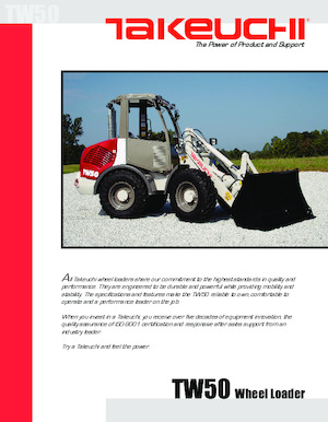 Kolové nakladače Takeuchi TW50