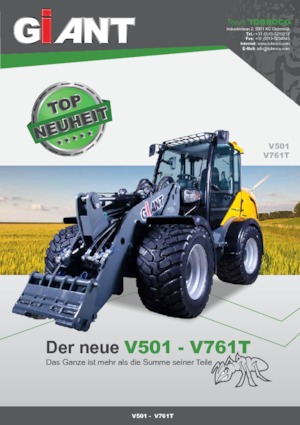 Kolové nakladače Giant V 761 T