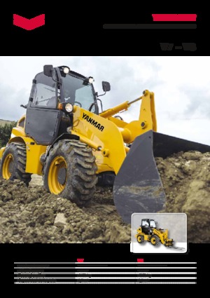 Kolové nakladače Yanmar V8 