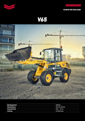 Kolové nakladače Yanmar V65