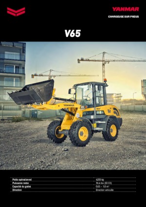 Kolové nakladače Yanmar V65