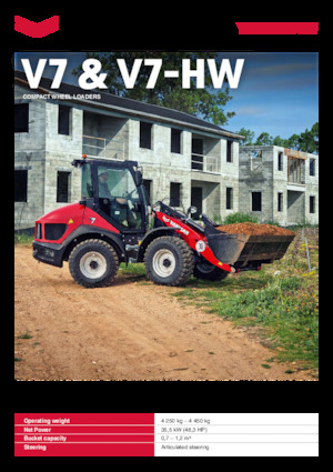 Kolové nakladače Yanmar V7-HW