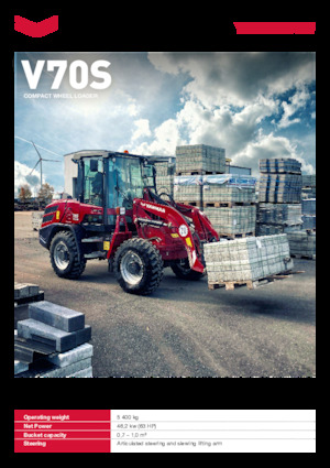 Kolové nakladače Yanmar V70S