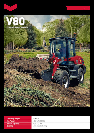 Kolové nakladače Yanmar V80