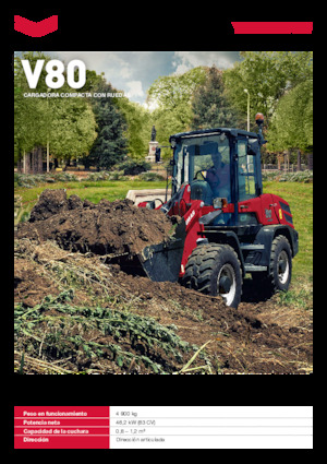 Kolové nakladače Yanmar V80