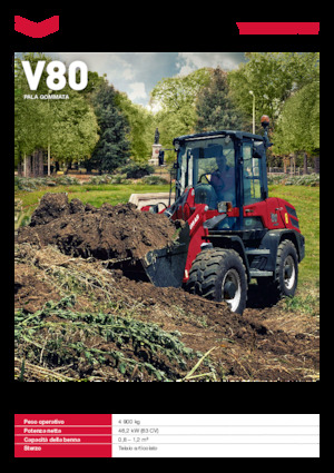 Kolové nakladače Yanmar V80