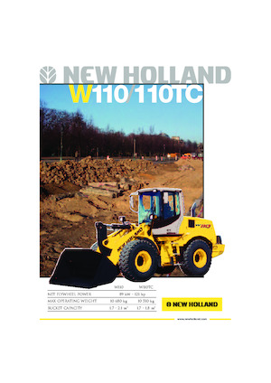Kolové nakladače New Holland W110TC