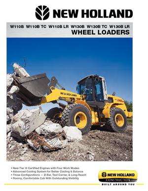 Kolové nakladače New Holland W130TC