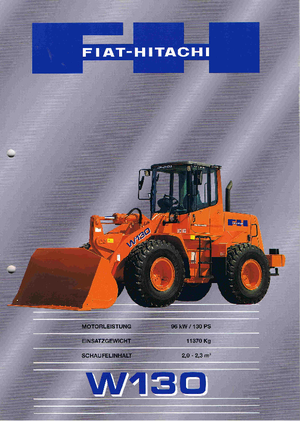 Kolové nakladače Fiat-Hitachi W 130