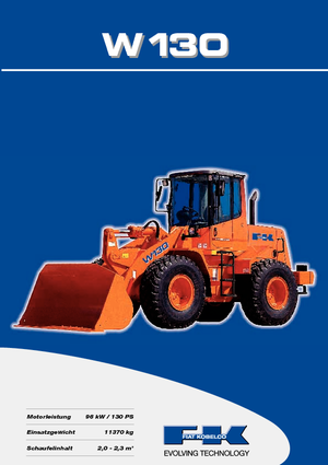 Kolové nakladače Fiat Kobelco W 130