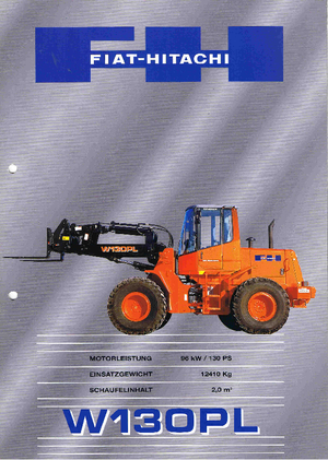 Kolové nakladače Fiat-Hitachi W 130 PL