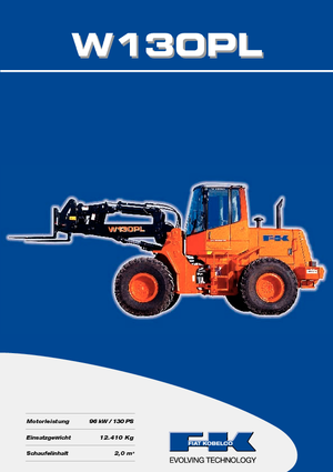 Kolové nakladače Fiat Kobelco W 130 PL