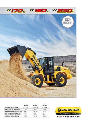 Kolové nakladače New Holland W 170 TC