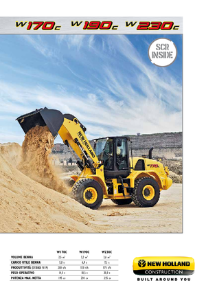 Kolové nakladače New Holland W 170 TC