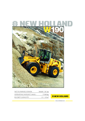 Kolové nakladače New Holland W 190