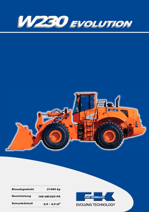 Kolové nakladače Fiat Kobelco W 230 Evolution