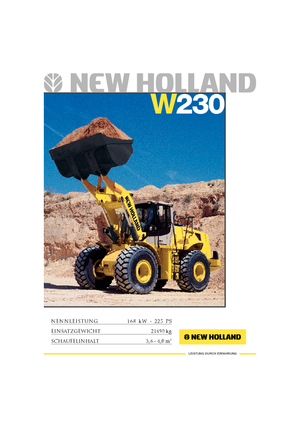 Kolové nakladače New Holland W 230
