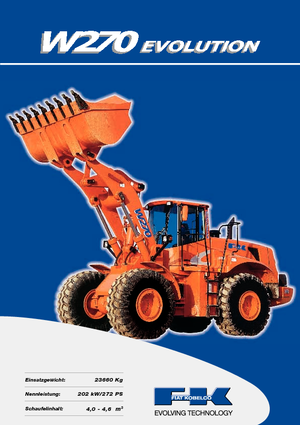 Kolové nakladače Fiat Kobelco W 270 Evolution